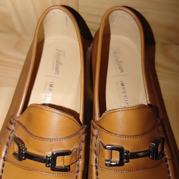 Florsheim Moc Toe Men\'s Loafers Cognac Brown Size 44 = 10/10.5 main image 10
